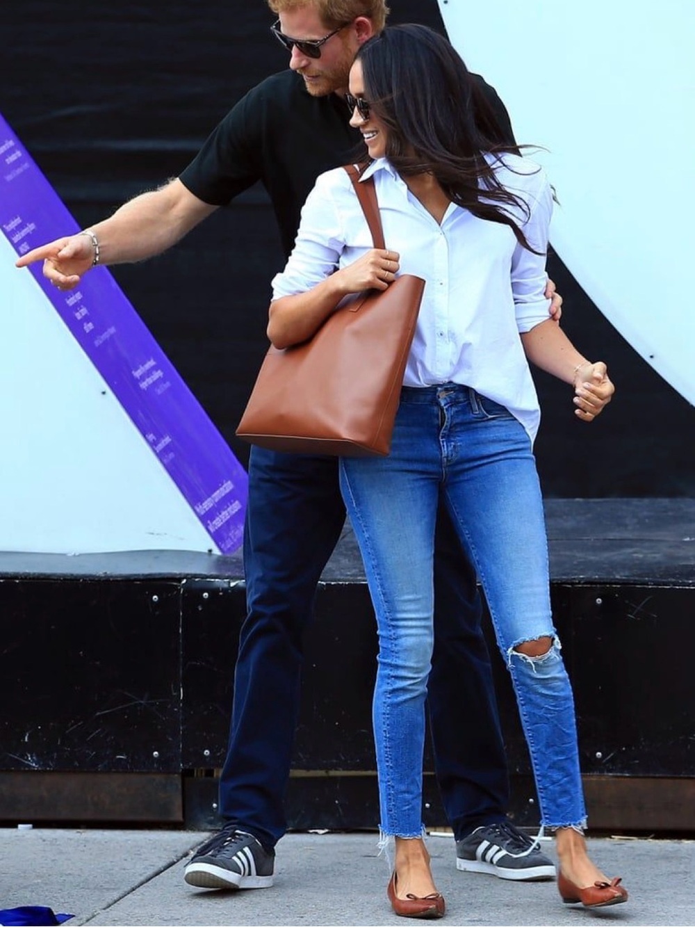 Sarah Flint “Natalie” Flat - Tan ASO Meghan Markle